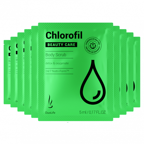 Sample DuoLife Beauty Care Chlorofil Body Scrub 5 ml 10 pcs